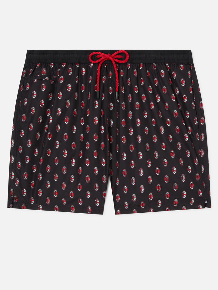 Lighting Micro Fantasy black Milan logo swim shorts | Special Edition
