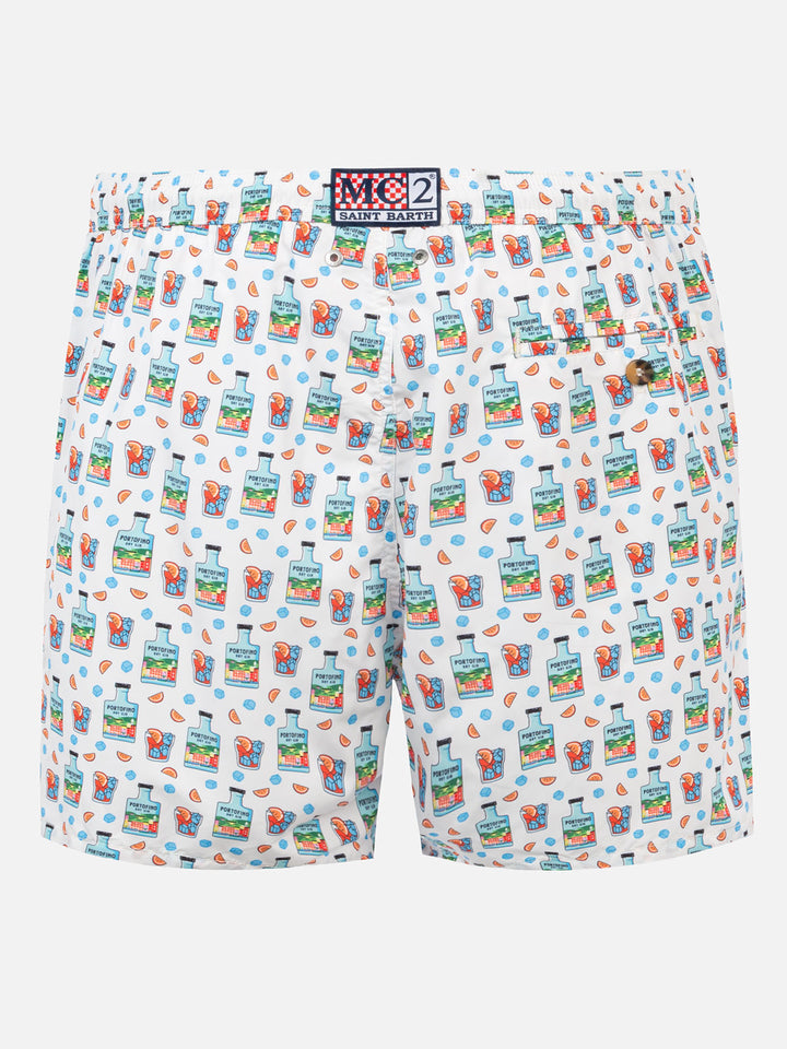 Lighting Micro Fantasy Gin print swim shorts | Special Edition