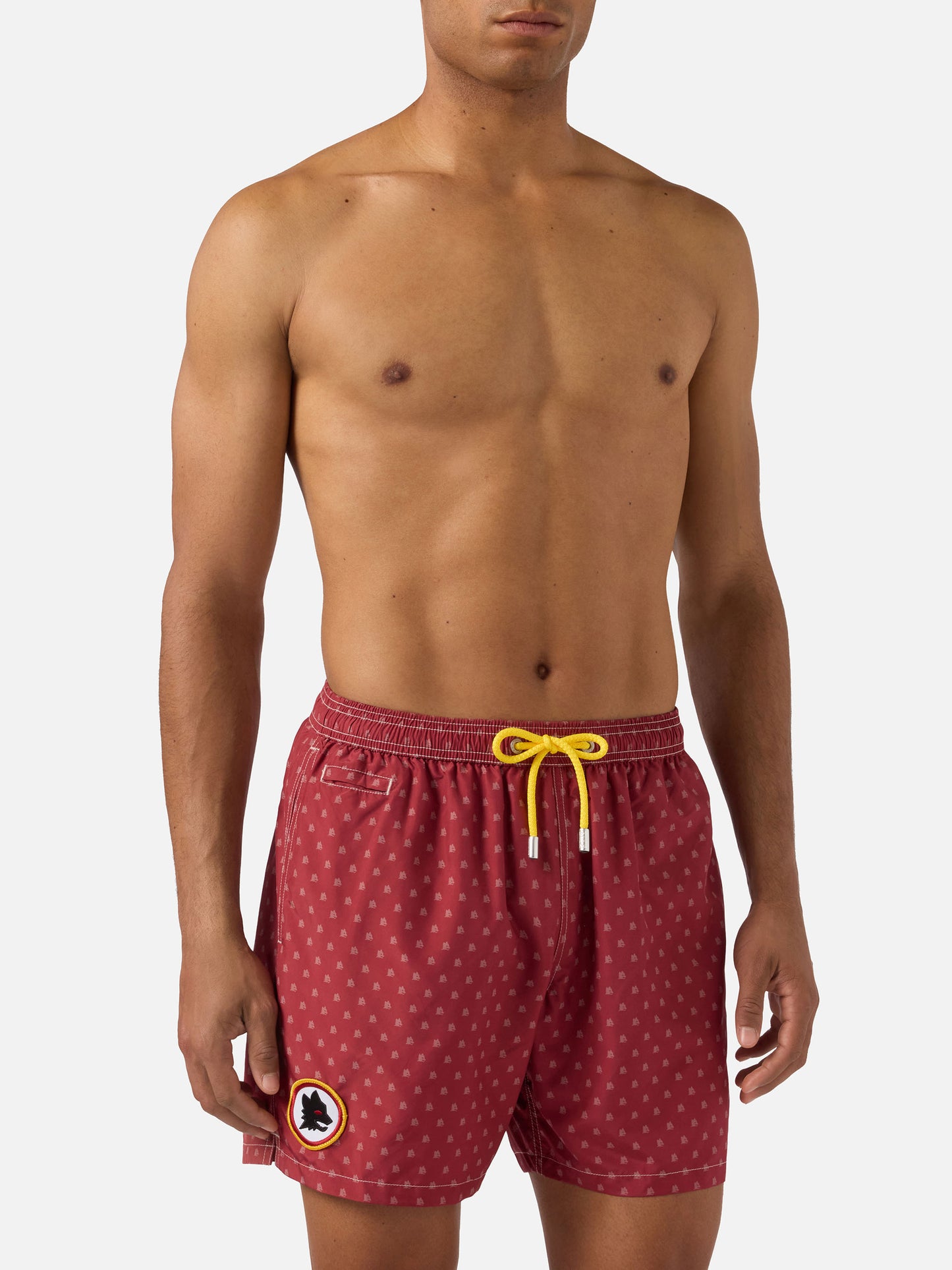 Red Lighting Micro swim shorts with AS Roma print | Special Edition