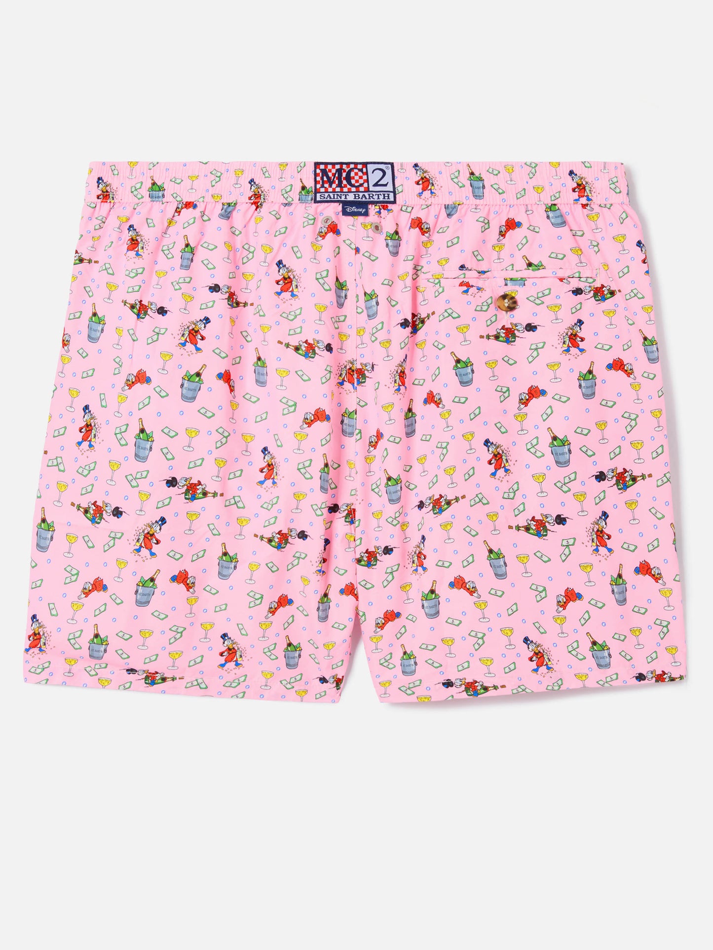 Bañador corto Micro Pink Lighting con estampado McDuck | Special Edition 