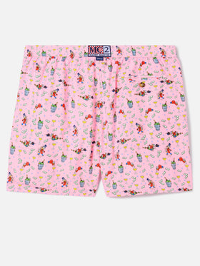 Bañador corto Micro Pink Lighting con estampado McDuck | Special Edition 