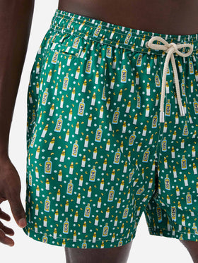 Costume mare Lighting Micro verde con stampa Schweppes | Special Edition