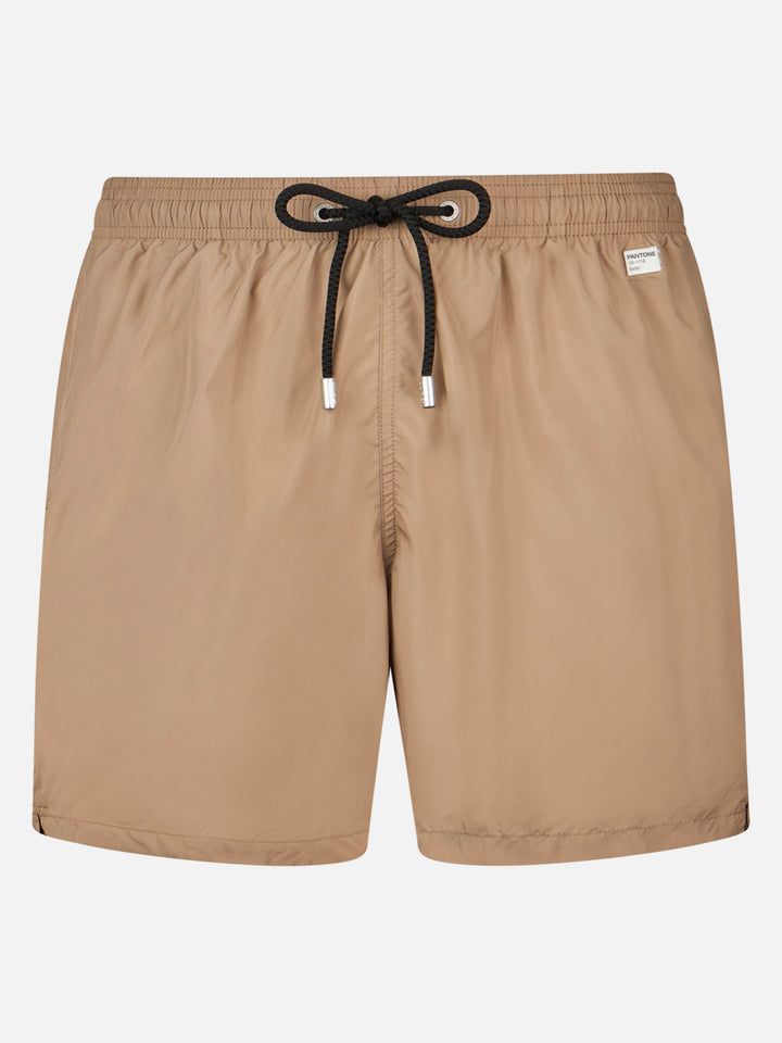 Ultralight Pantone swim shorts in beige | PANTONE® SPECIAL EDITION