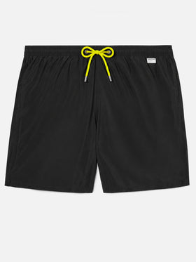 Leichte schwarze Badeshorts aus Stoff Lighting Pantone | PANTONE® SPECIAL EDITION 