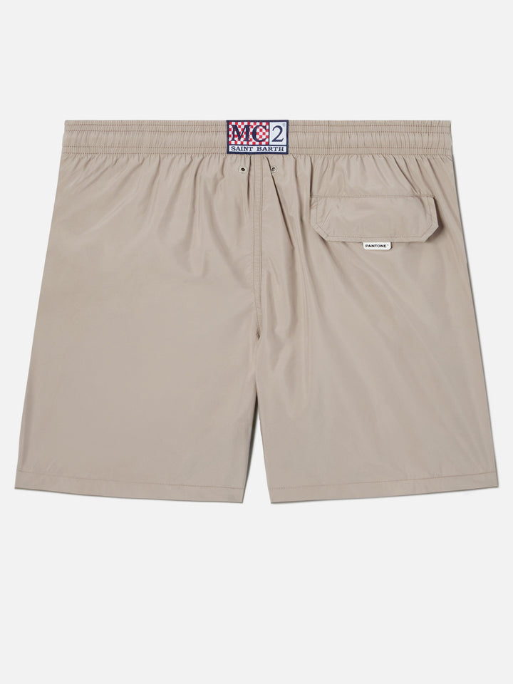 Lighting Pantone swim shorts in khaki | Special Edition