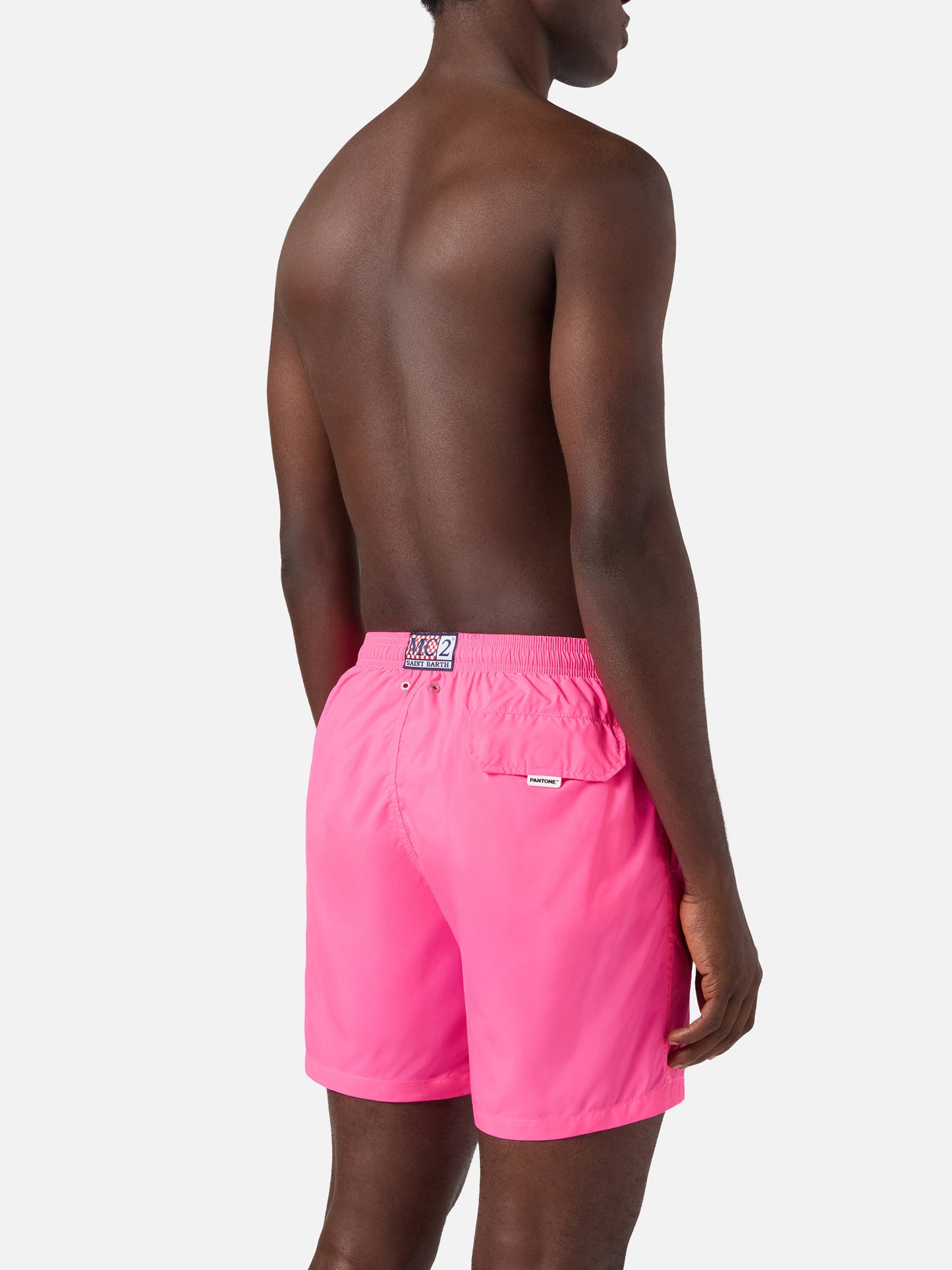 Costume mare Lighting Pantone rosa fluo tinta unita | Special Edition