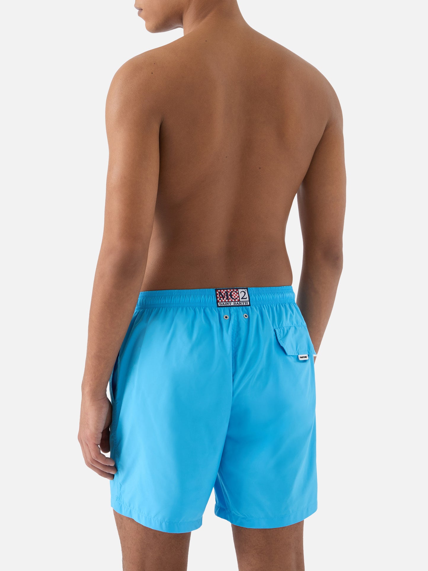 Lighting Pantone swim shorts in sky blue | Special Edition