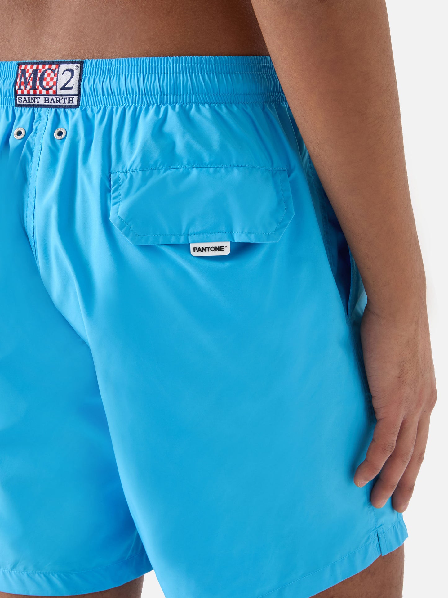Lighting Pantone swim shorts in sky blue | Special Edition
