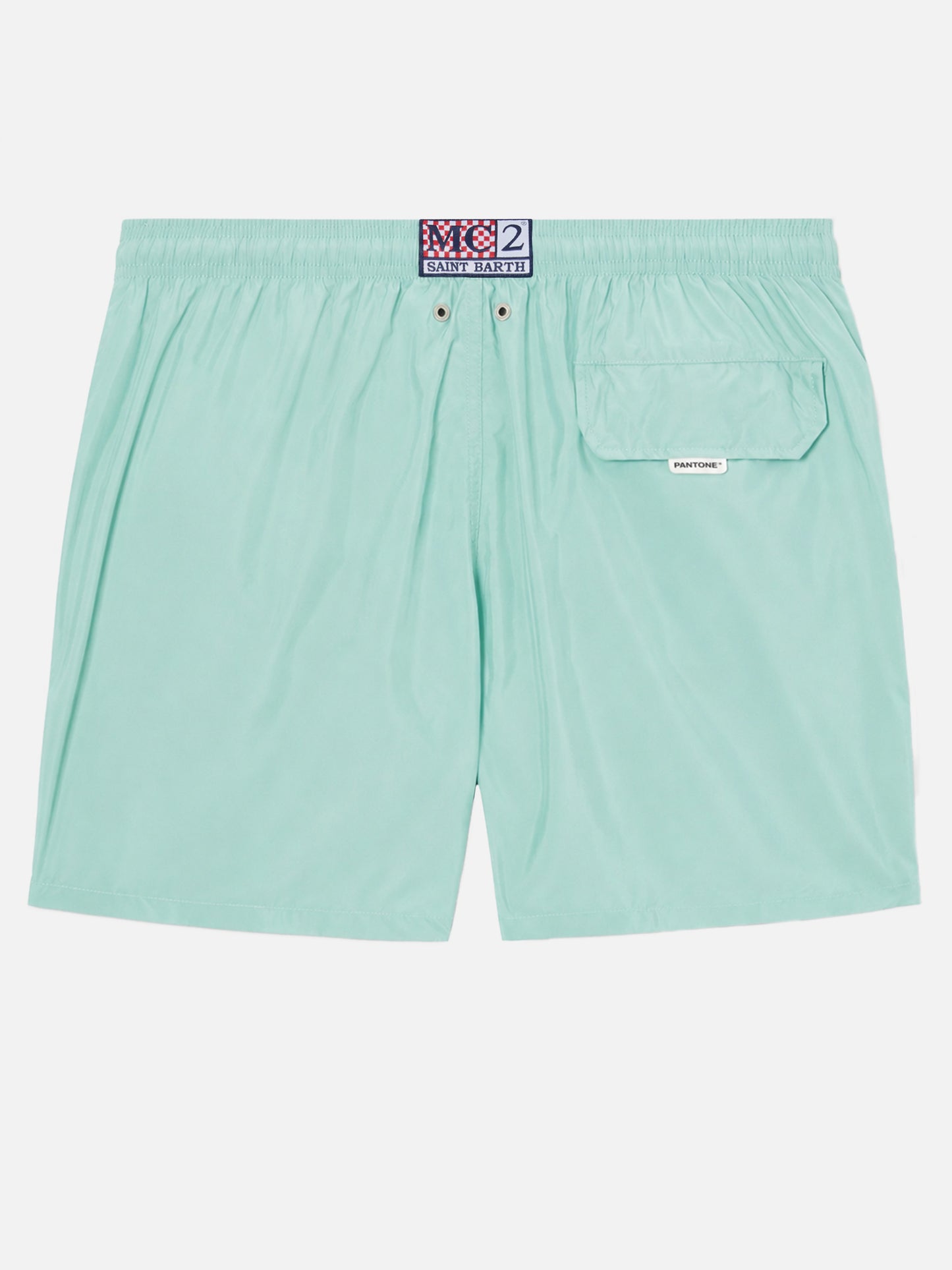 Lighting Pantone swim shorts in aqua green | Special Edition