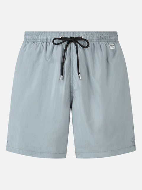Man lightweight fabric grey swim shorts Lighting Pantone | PANTONE® SPECIAL EDITION - MC2 Saint Barth