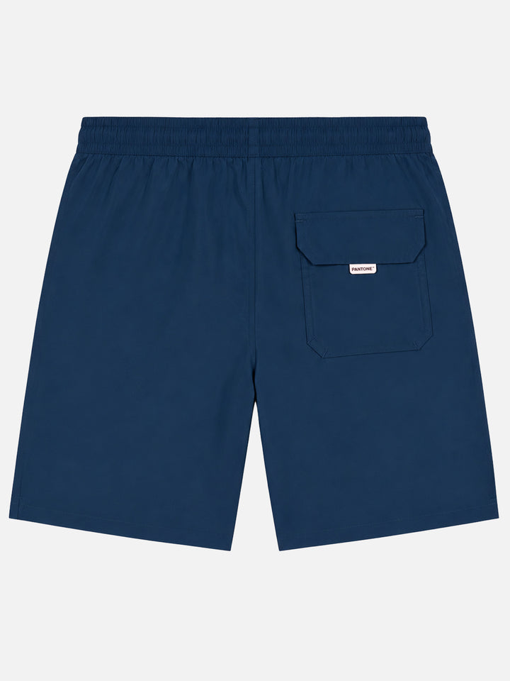 Blu navy lighting long pantone swim shorts | Special Edition