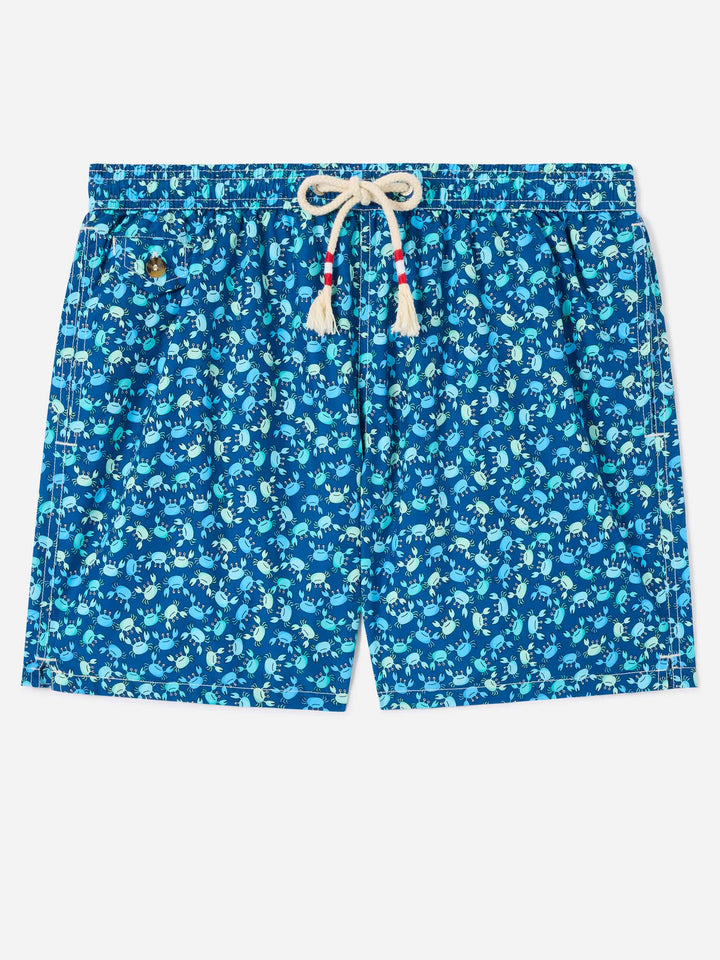 Bañador tipo shorts con estampado de cangrejos Lighting 