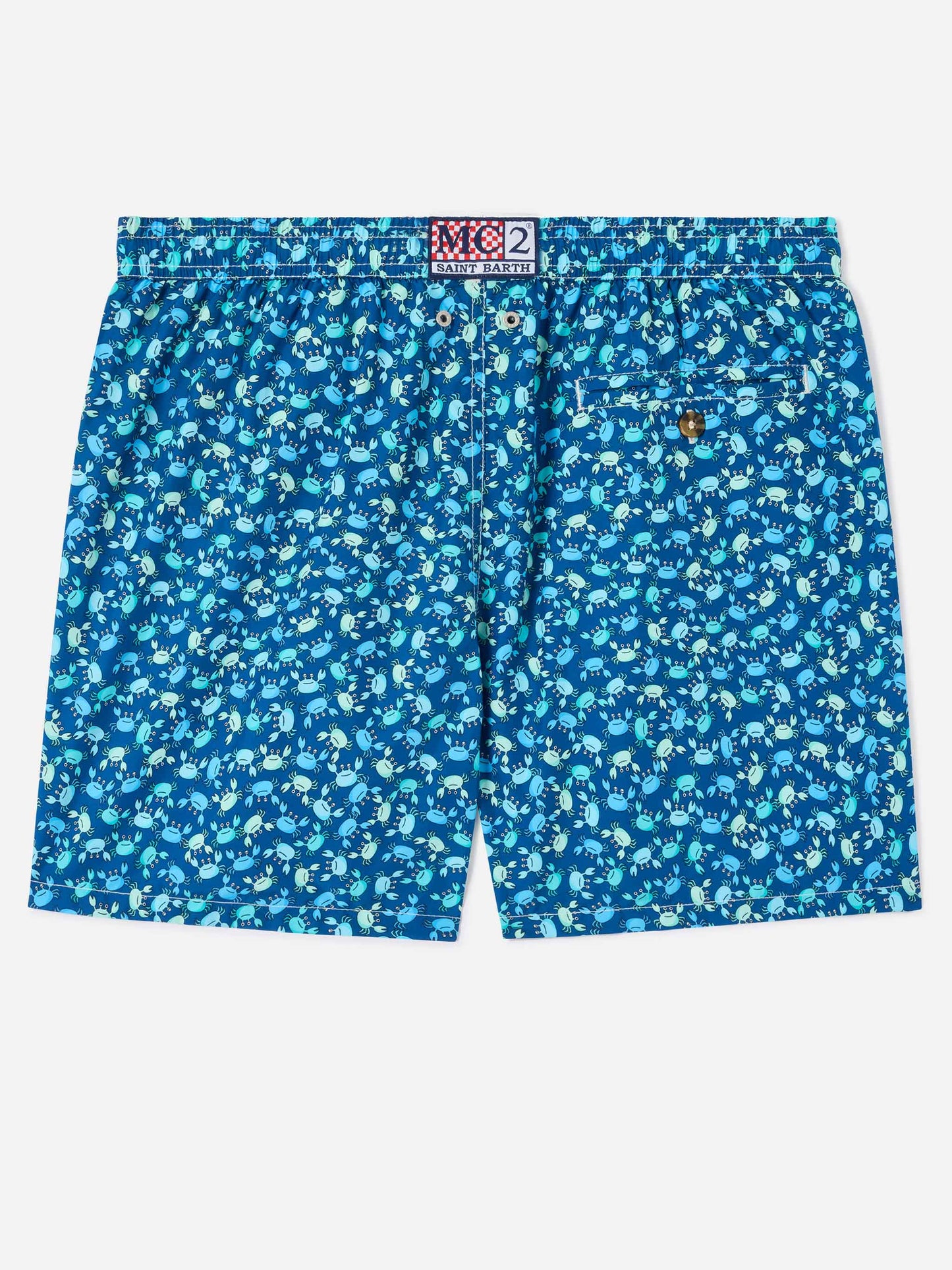 Short de bain à imprimé crabes Lighting 