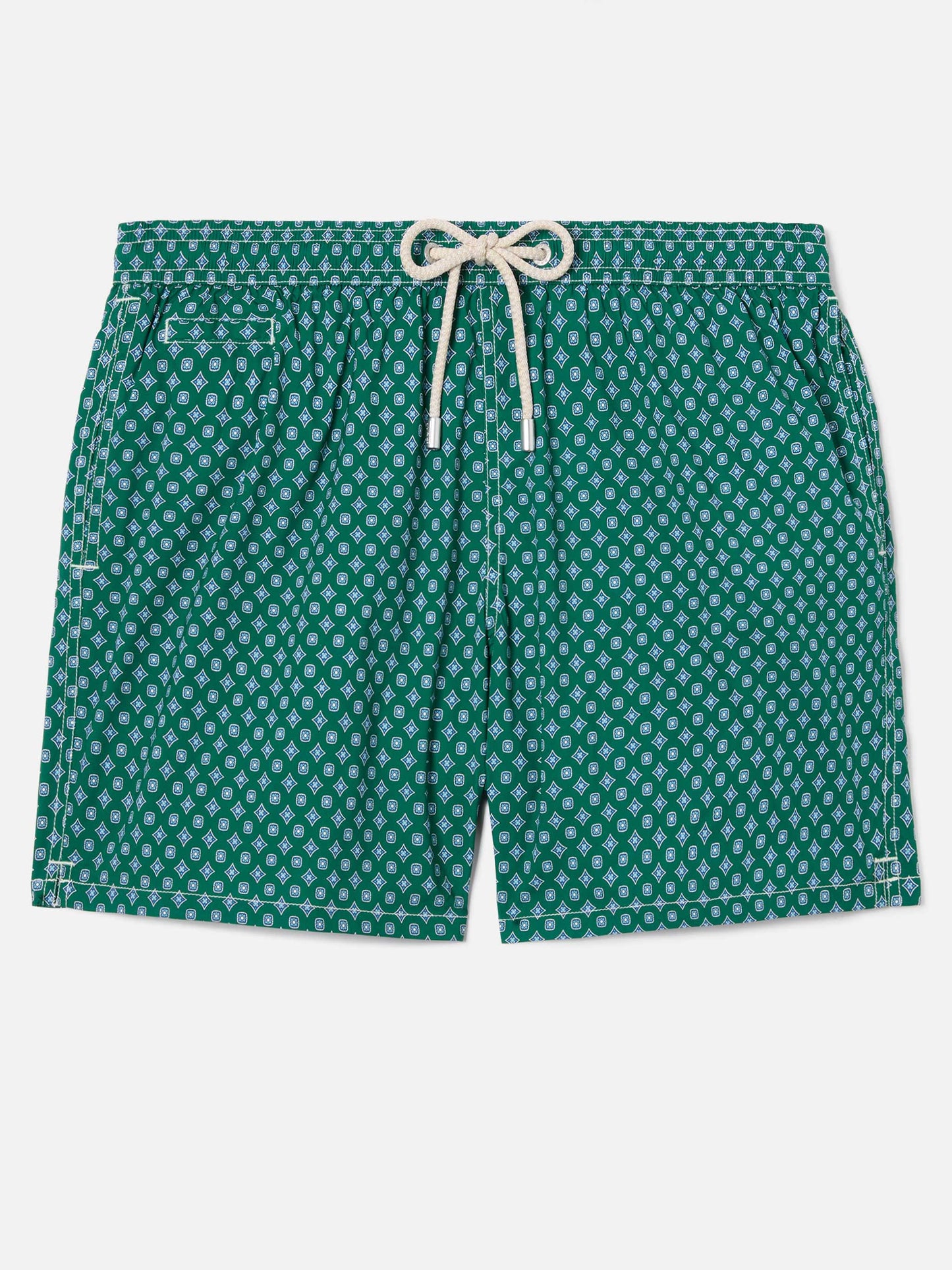 Costume mare Lighting Micro verde con stampa geometrica all-over