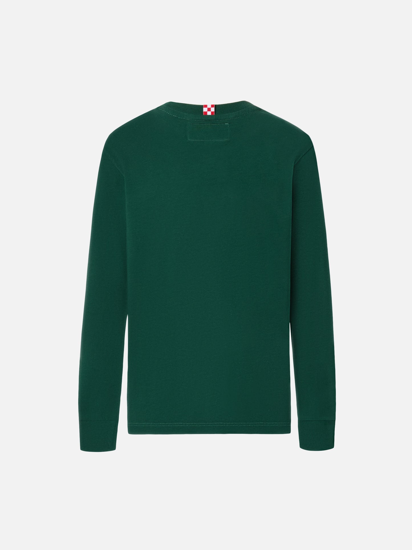 T-shirt Luton Jr verde  ricamo Me ne vado dai nonni
