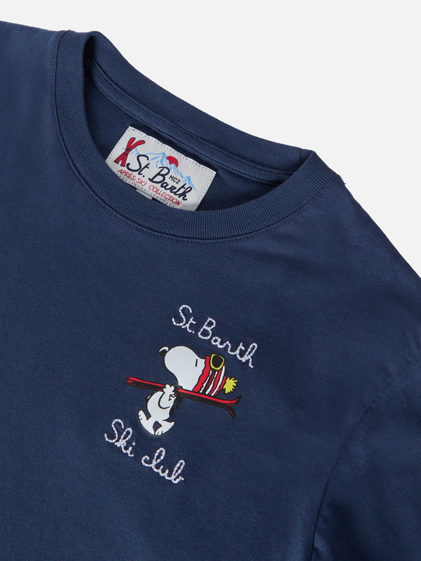 T-shirt Luton Jr Warm blu  stampa Snoopy | Special Edition