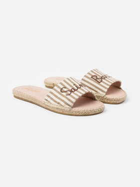Espadrille-Mules für Damen Luz mit Saint Barth-Stickerei 