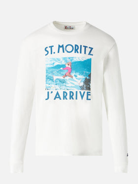 T-shirt Lyon à manches longues avec imprimé 