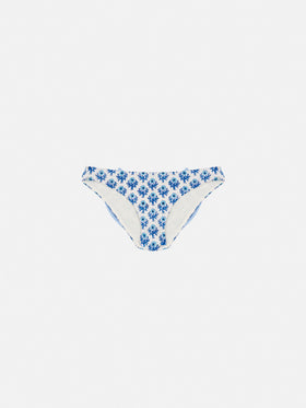 Madame swim briefs with bow and flower print - MC2 Saint Barth