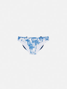 Madame swim briefs with bow and toile de jouy print - MC2 Saint Barth