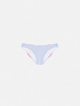 Madame seerucker swim briefs with bow - MC2 Saint Barth