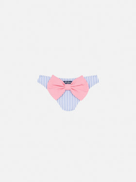 Madame seerucker swim briefs with bow - MC2 Saint Barth