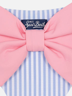 Madame seerucker swim briefs with bow - MC2 Saint Barth