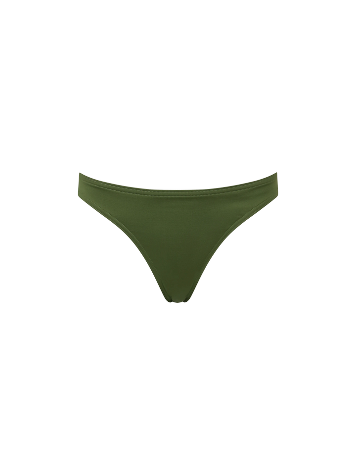 Bikini triangolo fisso Gaia Noelle in verde militare