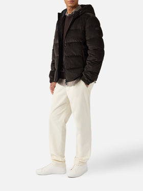 Maier Pocket Cordjacke mit Kapuze