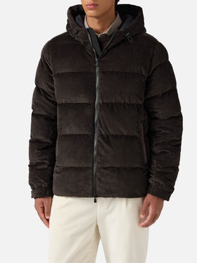 Maier Pocket Cordjacke mit Kapuze