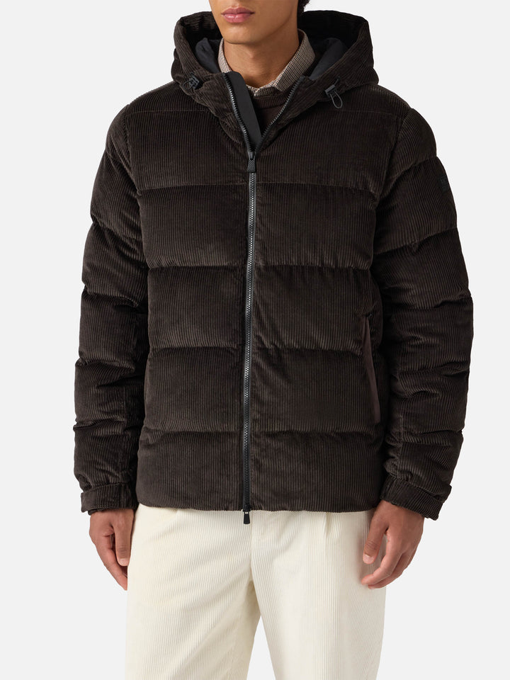 Maier Pocket Cordjacke mit Kapuze