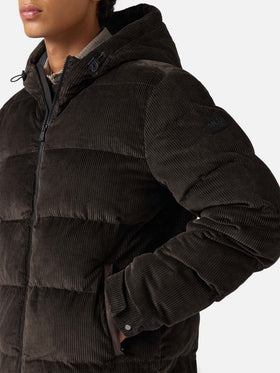 Maier Pocket Cordjacke mit Kapuze