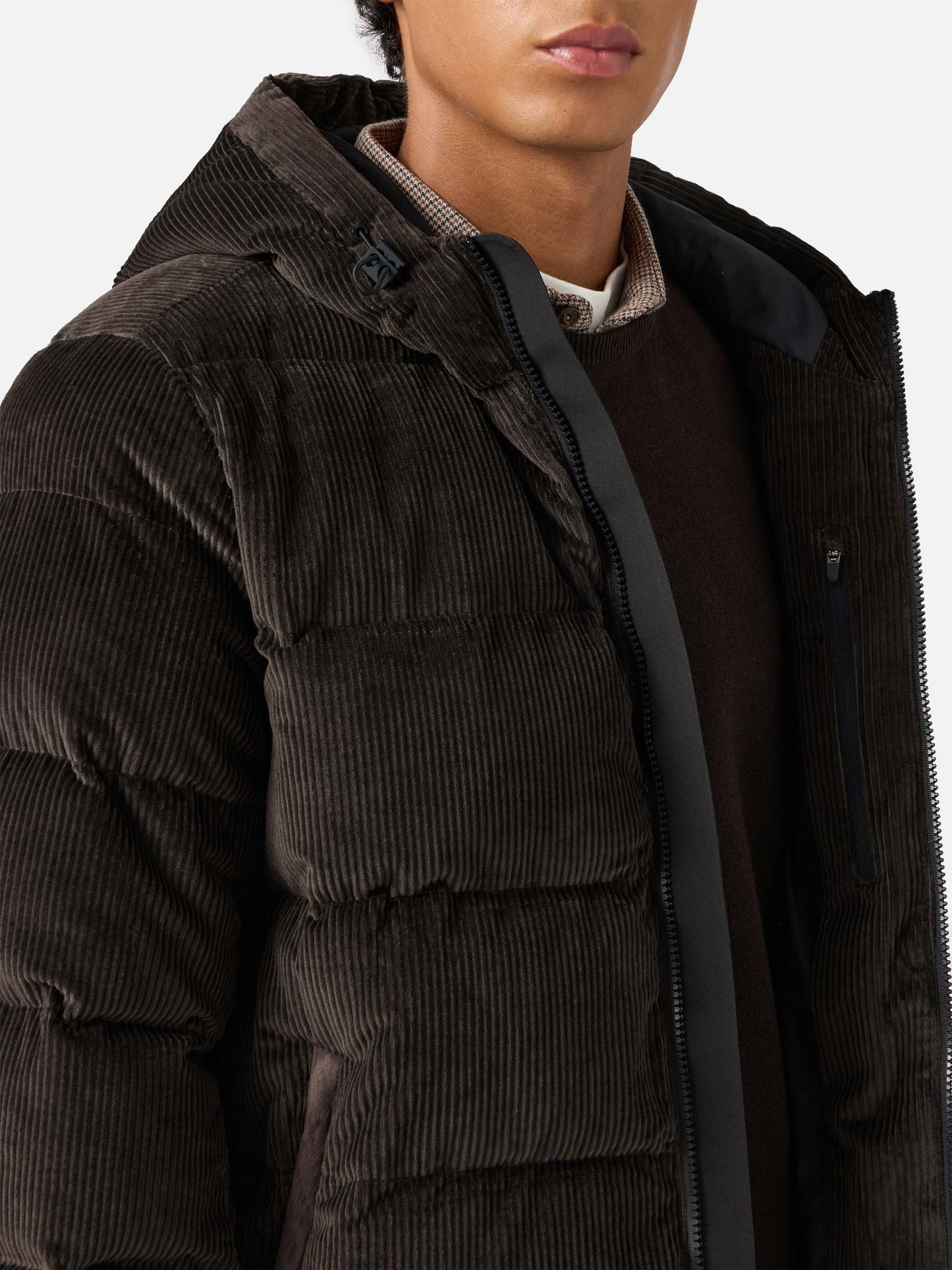 Maier Pocket Cordjacke mit Kapuze
