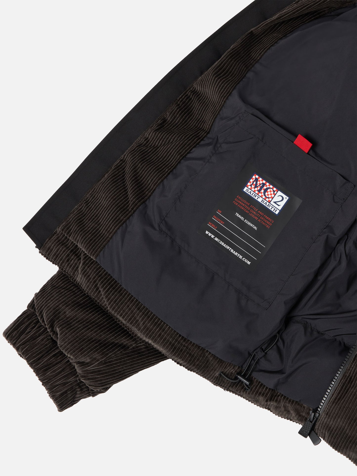 Maier Pocket Cordjacke mit Kapuze