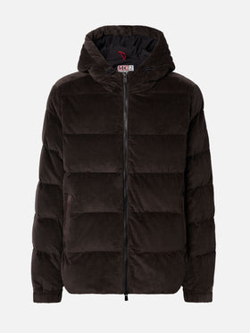 Maier Pocket Cordjacke mit Kapuze
