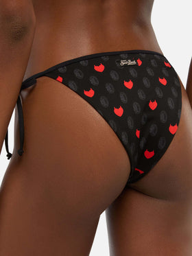 Maleah Triangel-Bikini mit Milan-Print | AC MILAN SPECIAL EDITION