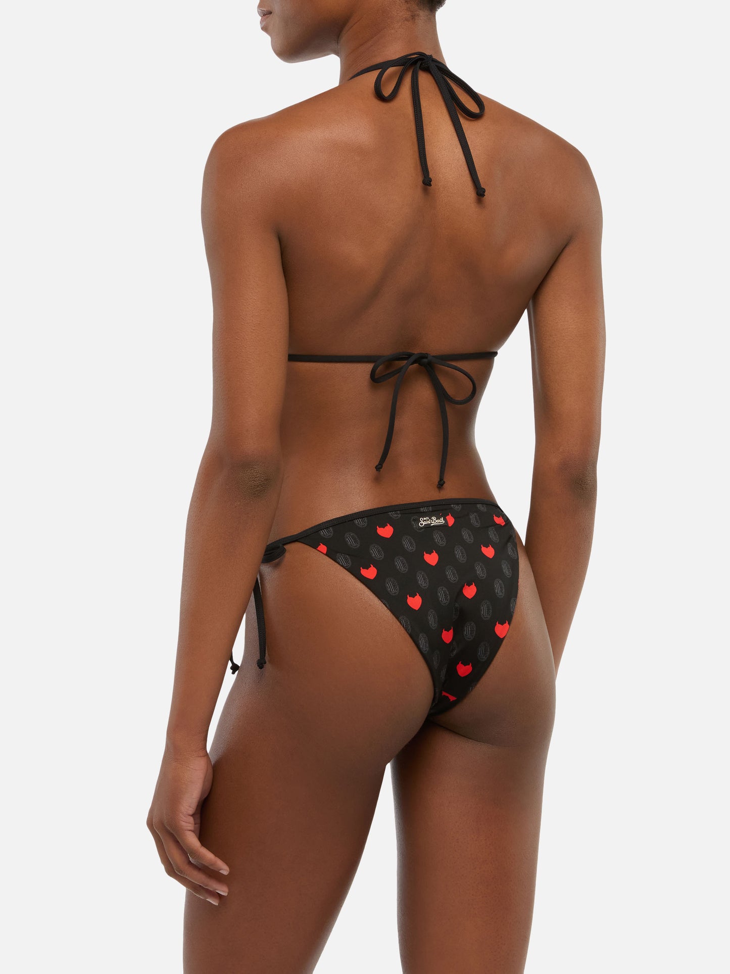 Maleah Triangel-Bikini mit Milan-Print | AC MILAN SPECIAL EDITION
