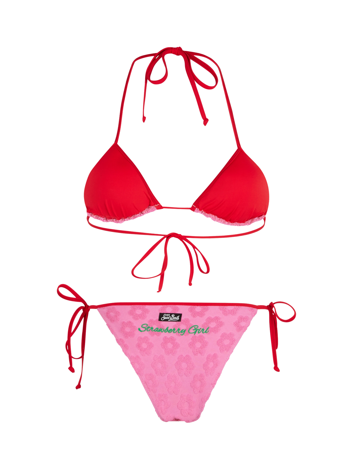 Bikini triangular Maleah de rizo rosa | Special Edition 