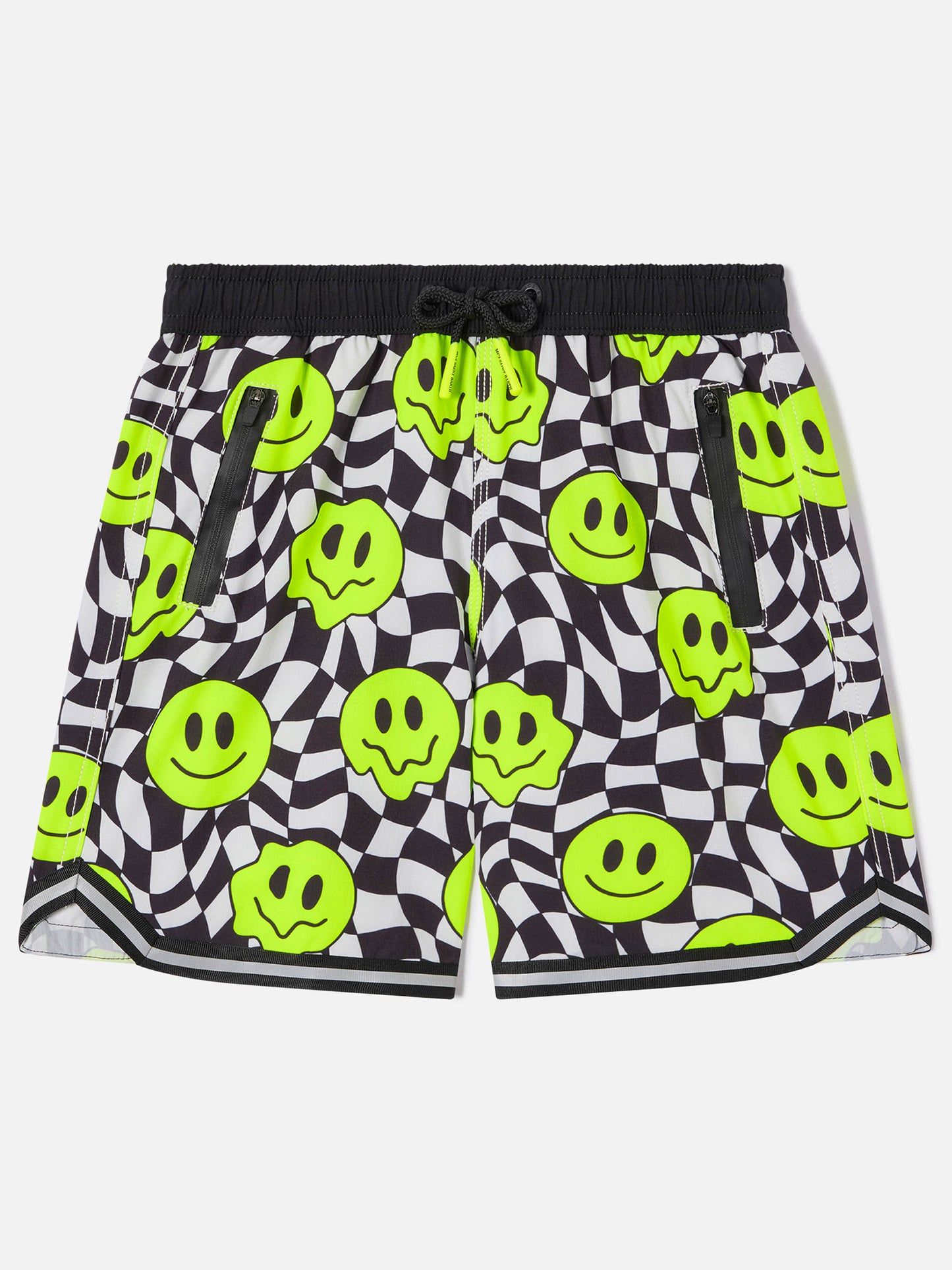 Bañador largo para niño con estampado de smile groovy 
