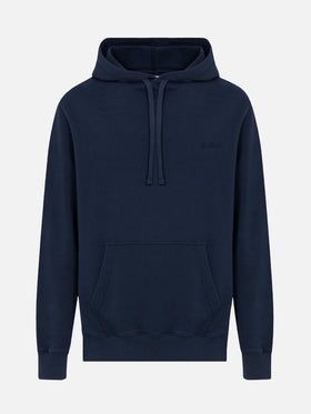 Cotton hooded sweatshirt Manhattan with St. Barth embroidery - MC2 Saint Barth