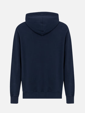 Cotton hooded sweatshirt Manhattan with St. Barth embroidery - MC2 Saint Barth