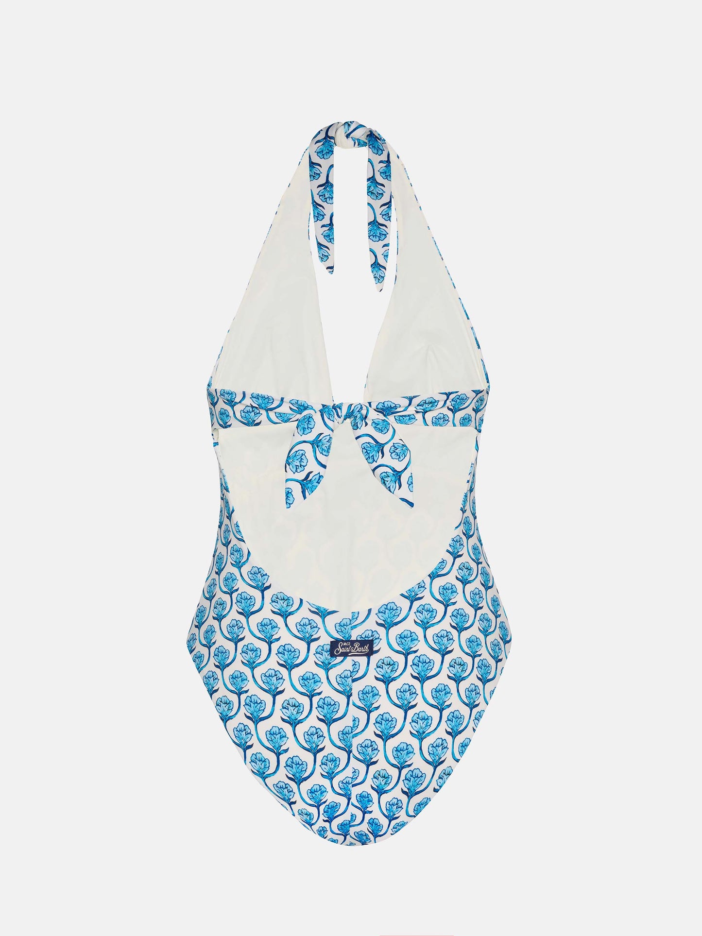 Marylin one-piece swimsuit with floral print - MC2 Saint Barth