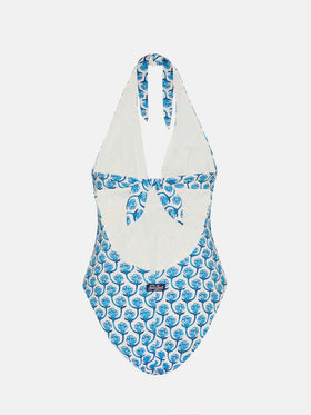 Marylin one-piece swimsuit with floral print - MC2 Saint Barth