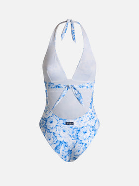 Woman one-piece flower Marylin swimsuit - MC2 Saint Barth