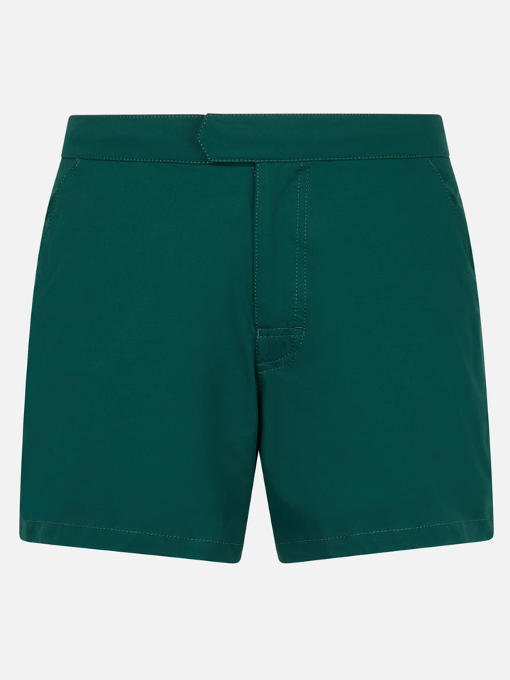Master british green swim shorts