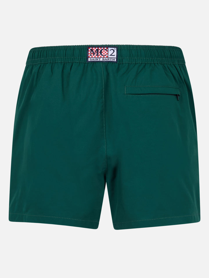 Master british green swim shorts