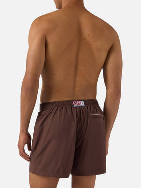Master Piping swim shorts in brown