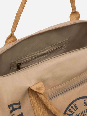 Borsone da viaggio beige Maxime