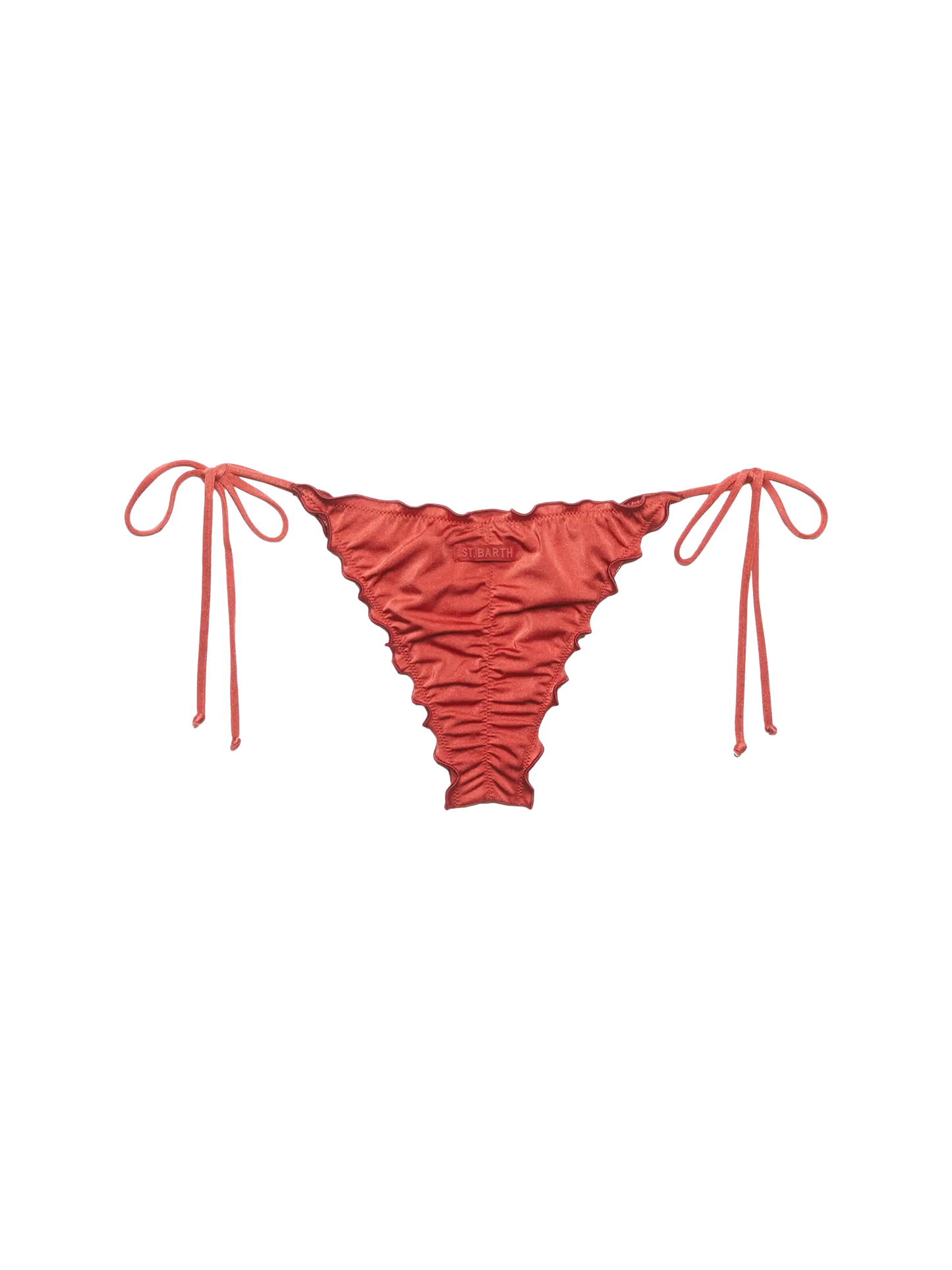 Miami cheeky shimmer brick red swim briefs - MC2 Saint Barth