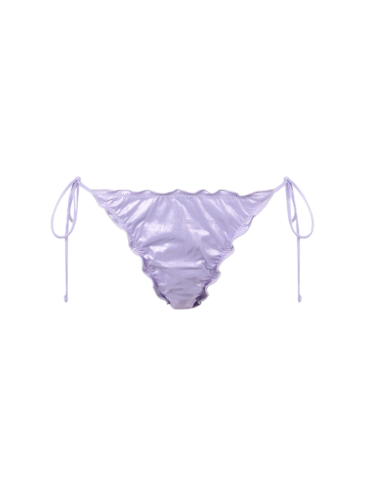 Woman lamina lilac cheeky swim briefs Miami - MC2 Saint Barth